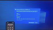 Activating Windows 10 Over the Phone!