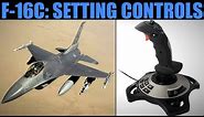 F-16C Viper: Setting Joystick HOTAS Controls Tutorial | DCS WORLD