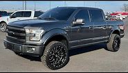 2017 Ford F150 Lariat Covert Edition Leveled on 33s and TIS544 Wheels Review