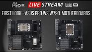 ASUS Pro WS W790 motherboards First Look Preview - For Intel Xeon W-3400 & W-2400 CPUs