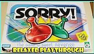Sorry! Board Game Full Casual Playthrough Review! | Board Game Night