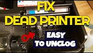 Giving up on a dead printer? Try my way to unclog inkjet printer port