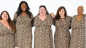 Watch 5 women break the ‘rules’ of plus-size fashion in trendsetting cheetah print dresses