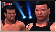 WWE 2K14 - Team Xtreme.. Matt & Jeff.. The Hardy Boyz! (High Quality CAWS!)