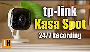 TP-Link Kasa Spot 2K Indoor WIFI Camera Review - Features, Unboxing, Video Quality, 24/7 Recording