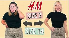 Size 2 vs. Size 14 Try the Same Outfits from H&M!