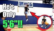 INSANE 5'6" Dunker Anthony Height! Close to 50 Inch Vertical!