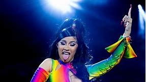 Cardi B Is Our Style Queen In Her Rainbow Colored Hair