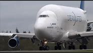 3 Boeing Dreamlifter 747LCF TakeOffs in 6 Minutes!