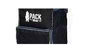 Pack Gear Hanging Suitcase Organizer, Travel Essential Foldable Packing Cubes, Pack Large or Carry On Luggage, Shelf Clothing Organizer for Closet (Black)
