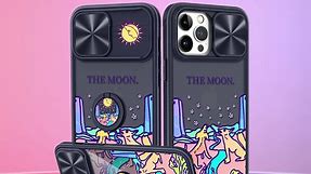 Plakill for Samsung Galaxy S23 Ultra Case Cute Stylish Designer S23 Ultra Phone Cases with Slide Camera Cover + Ring Holder,Scrapbook Skull Slim Protective Shockproof Hard Galaxy 23 Ultra Cover