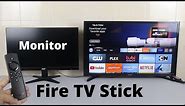 How to Connect Amazon Fire TV Stick to Monitor