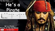 Pirates of the Caribbean - He's a Pirate Guitar Tutorial