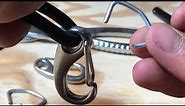 DIY bungee cords with stainless steel carabiners