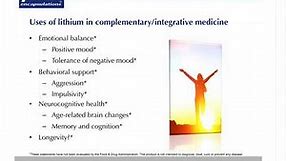 Low-Dose Lithium for Emotional Wellness and Neurocognitive Support*