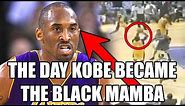 The Day Kobe Bryant Became The Black Mamba and NBA Assassin
