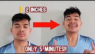 5 Home Exercises to Grow 2 inches Taller in 5 Minutes - (Guarantee Taller!!)