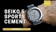 Unboxing Seiko 5 Sports Cement SRPG61 SRPG61K1