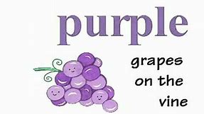 color P-U-R-P-L-E purple song - Kindergarten