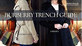 Burberry Trench Coat Buying Guide - Burberry Sandringham vs. Chelsea Comparison 💙 | Amanda Siedler