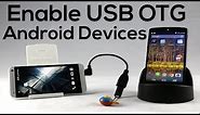 How to Enable USB OTG On Android Devices (HTC One, Nexus 5)