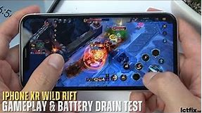 iPhone XR League of Legends Mobile Wild Rift Gaming test 2023 | LOL Mobile