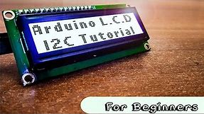 Arduino LCD I2C tutorial | how to program LCD