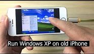 Turn old iPhone into Windows XP PC