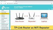 How to Use TP-Link Router as a WiFi Repeater [TL-WR841N]