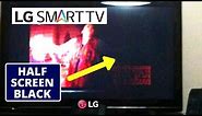 How To Fix LG TV Half Screen Black || LG TV Dark Shadow || LED TV Black Screen Repair || Easy Fixes