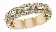 S Collection 1.0 CT. T.W. Diamond Baguette Anniversary Ring in 14K Gold - Sam's Club