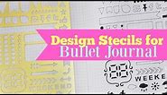 DIY Bullet Journal Stencils with your Cricut