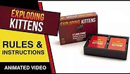 How to play Exploding Kittens | Learn Exploding Kittens card game rules & regulations.