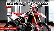 Unveiling the 2024 Ducati 450 Motocross! Witness its debut at the MXGP 2024 Championship!