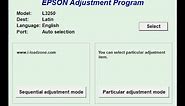 How to Reset Epson L3250 Using Resetter Adjustment Program