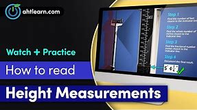 LearningTools: Reading Height Measurements on a Physician Mechanical Beam Scale with Height Rod