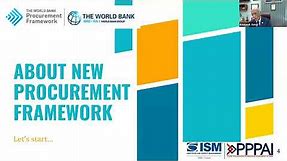 Welcome Session | The World Bank Procurement Policy Framework 2016 | Mr. Krishan K. Batra