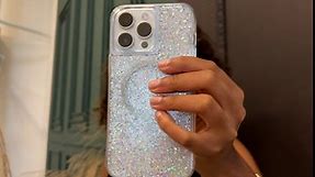 Case-Mate iPhone 15 Pro Max Case - Twinkle Disco [12ft Drop Protection] [Compatible with MagSafe] Magnetic Cover with Cute Bling Sparkle for iPhone 15 Pro Max 6.7", Anti-Scratch, Shockproof, Slim