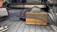 Highly Elastic Cargo Net, Simple Truck Bed Cargo Mesh Organizer, Suitable for Daily Light Loads of Trucks, 4'x4' Stretches to 7'x7' (Single Layer)