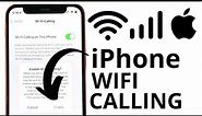 What is WiFi Calling and How to Use it in iPhone? | iPhone WiFi Calling Explained