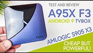 A95X F3 Amlogic S905x3 Tv Box - 4GB RAM, 32GB - FULL REVIEW - CHEAP BUT POWERFUL!! (2020)