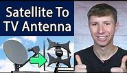 How To Convert a Satellite Dish to a TV Antenna for Free Channels