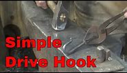 Forging a simple drive hook - blacksmithing for beginners