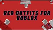 Red Roblox outfits + how to use them in Bloxburg (Roblox clothing codes)
