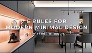 5 Tips For A Minimal Space | BEAU Modern Minimal Home Transformation | Condominium Interior Design