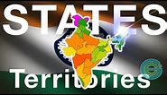 The States + territories of India EXPLAINED Geography Now!