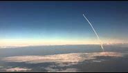 Space Shuttle Launch: Viewed From an Airplane