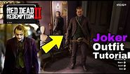 How to become Heath Ledger's Joker in Red Dead Redemption 2 Story - Full Outfit Guide!