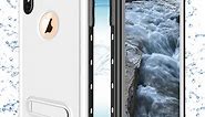 Compatible iPhone Xs Max Waterproof Case,Shockproof Snowproof Cover Case IP68 Underwater Full Bod...