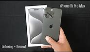 iPhone 15 Pro Max - Unboxing + Review!
